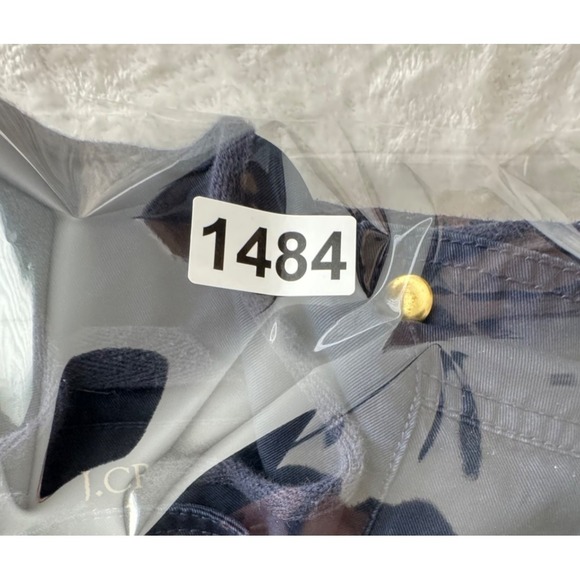 J‎ Crew Relaxed Boyfriend Field Jacket  XS Navy Blue Gold Buttons Downtown Cargo - Picture 14 of 14